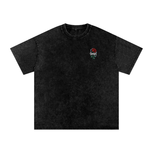 GhostGirlXoxx Acid Wash Oversize T-Shirt