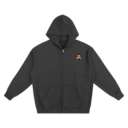 HeyItzMiks Heavyweight Zip-up Hoodie