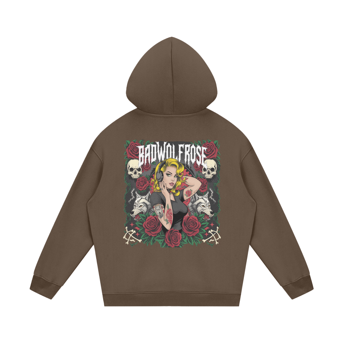 BadWolfRose Fleece Hoodie