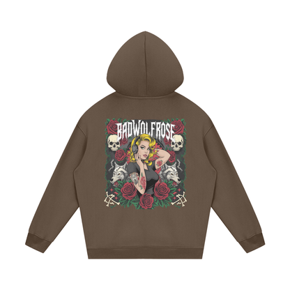 BadWolfRose Fleece Hoodie