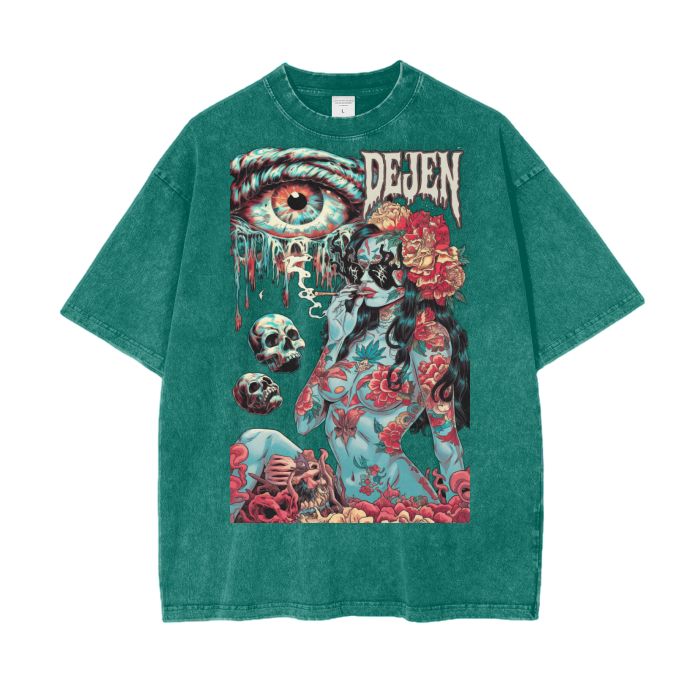 DeJen by DeJenQueen Oversize Snow Washed T-Shirt
