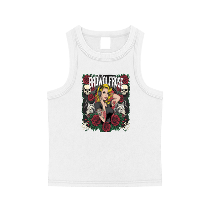 BadWolfRose Snow Washed Tank Top