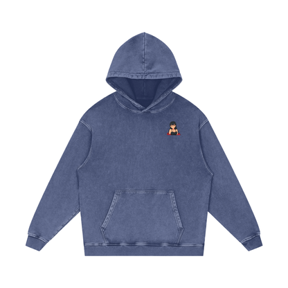 HeyItzMiks Acid Wash Oversize Hoodie