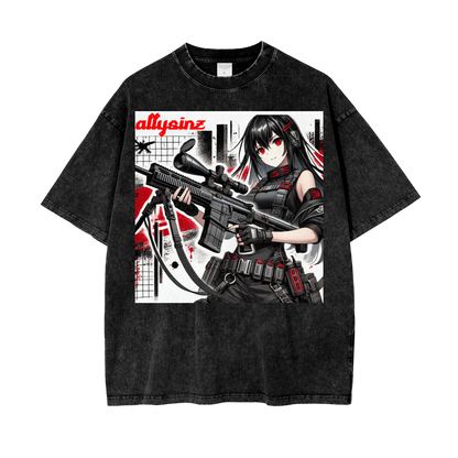 Allysinz Oversize Snow Washed T-Shirt