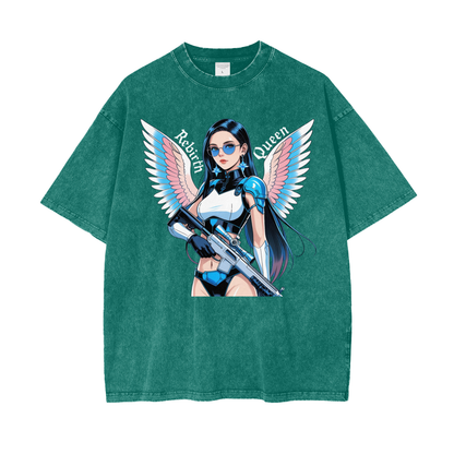 Livy J Oversize Snow Washed T-Shirt