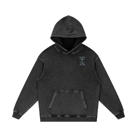 killakyls Snow Washed Loose Cotton Hoodie