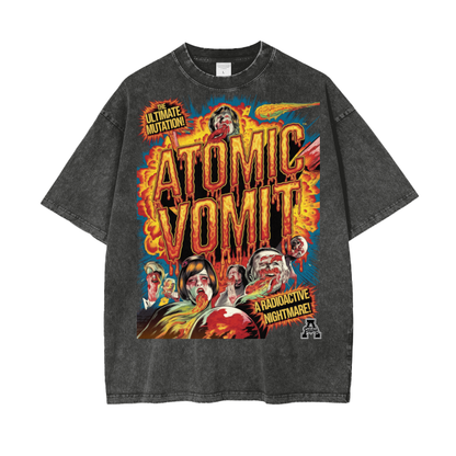 Aonaran Graphic Acid Wash Oversize T-Shirt