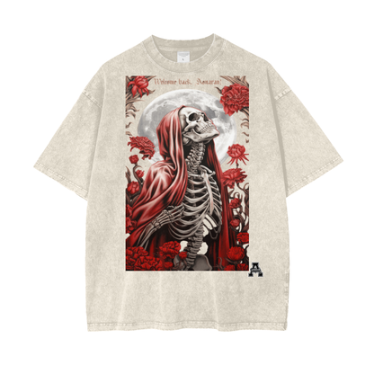 Aonaran Graphic Acid Wash Oversize T-Shirt