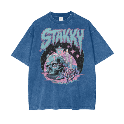 Stakky Oversize Snow Washed T-Shirt