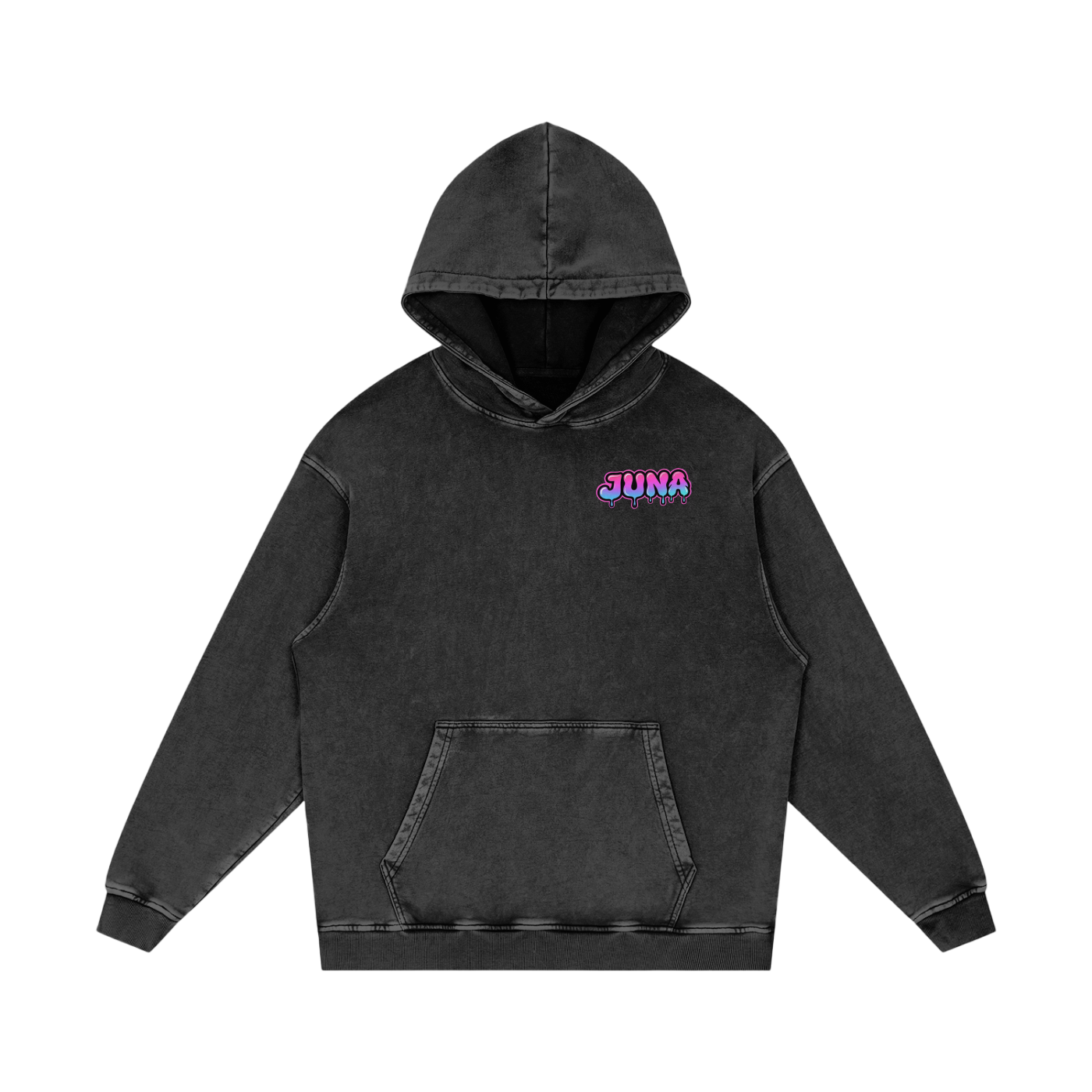 Juna Acid Wash Oversize Hoodie