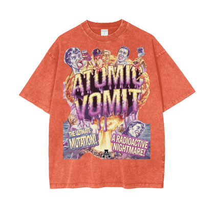 Aonaran Graphic Acid Wash Oversize T-Shirt