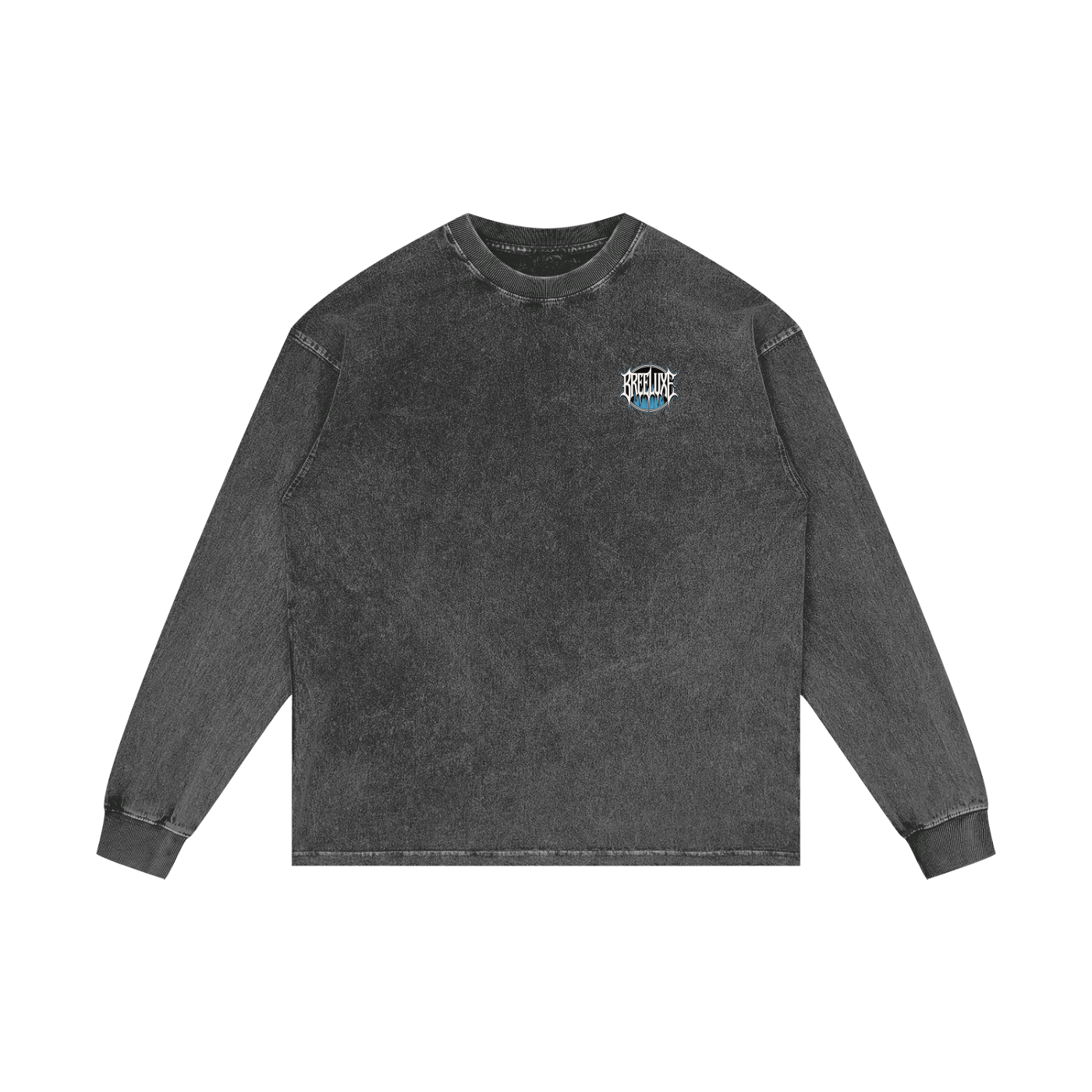 BreeLuxe Season 2 Acid Wash Oversize Long Sleeve T-Shirt