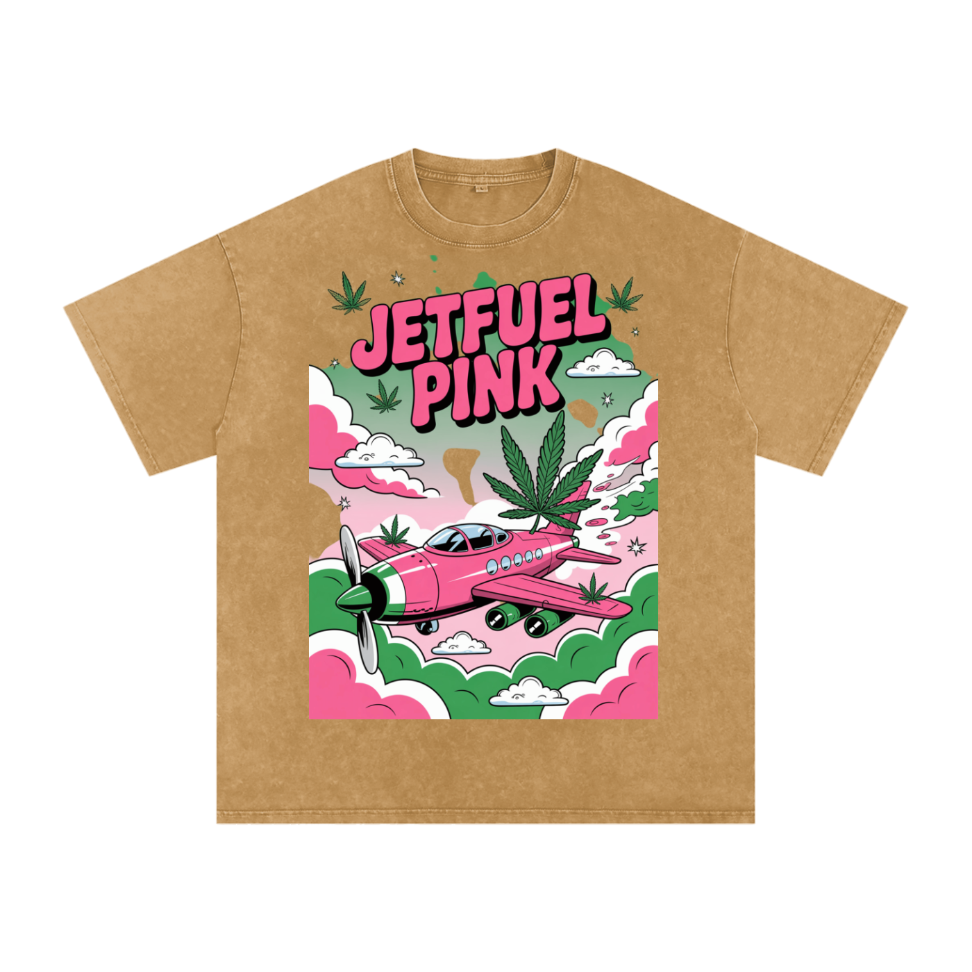 Aonaran 420 Acid Wash Oversize T-Shirt