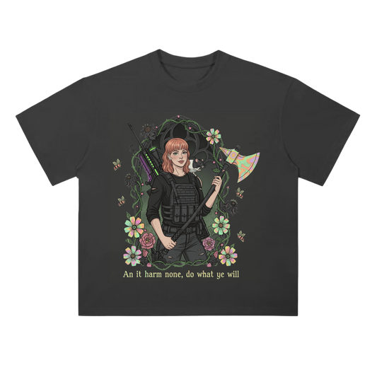 HeyBrontee Heavyweight Drop Shoulder Cotton T-Shirt