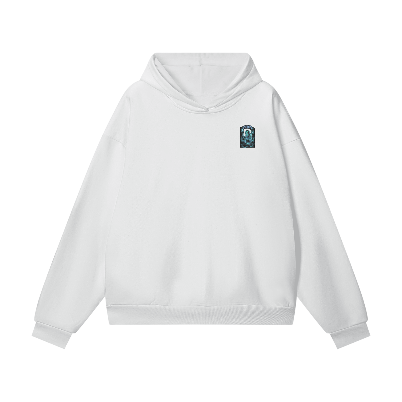 Disconnected Oversize Heavyweight Hidden Pocket Fleece Hoodie