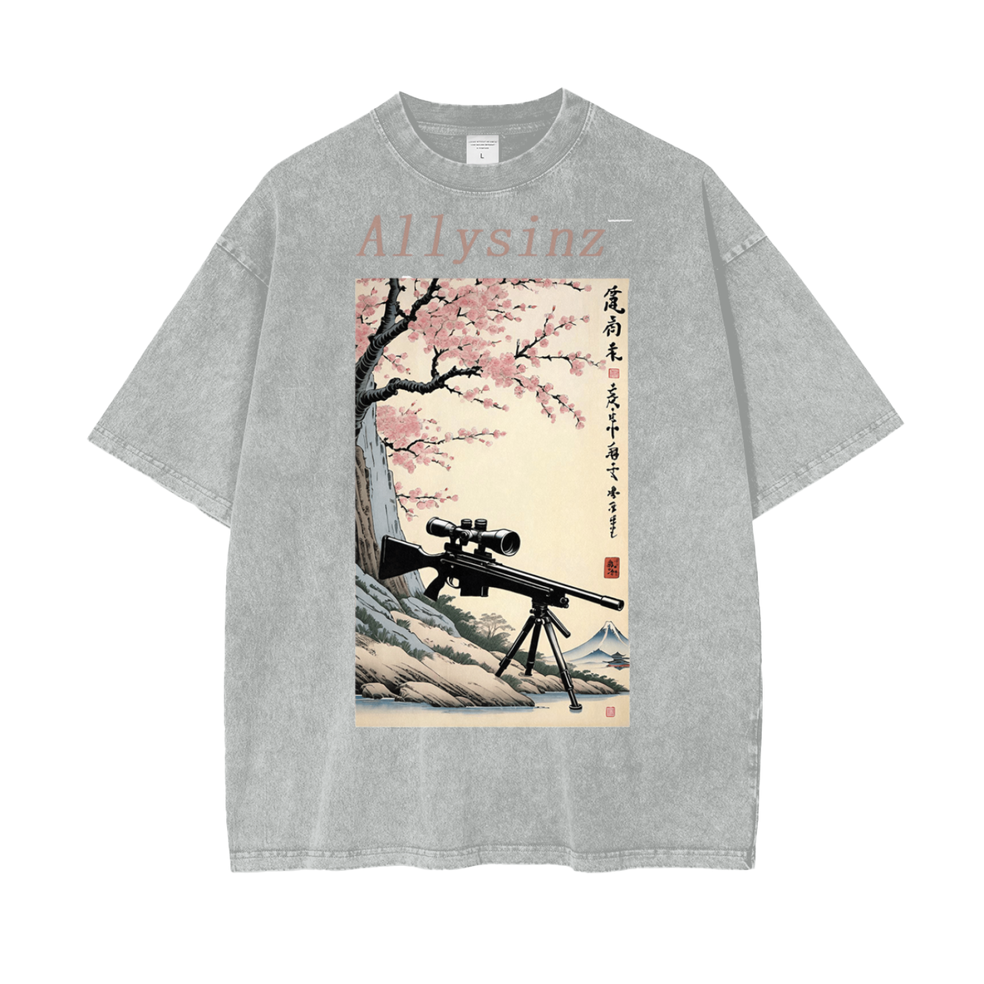Allysinz Oversize Snow Washed T-Shirt