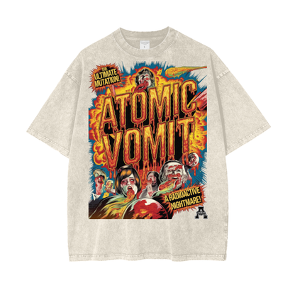 Aonaran Graphic Acid Wash Oversize T-Shirt