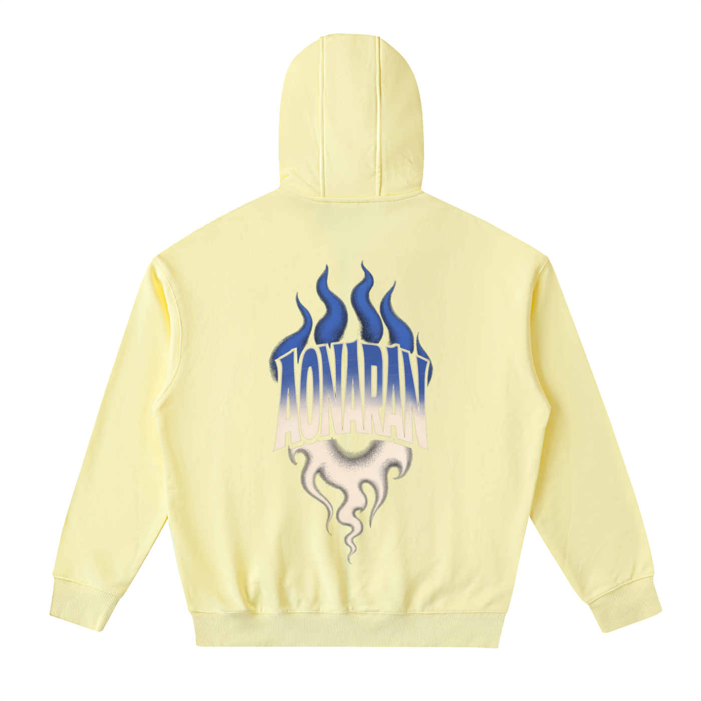 Aonaran Varsity Drop-Shoulder Zip Up Hoodie