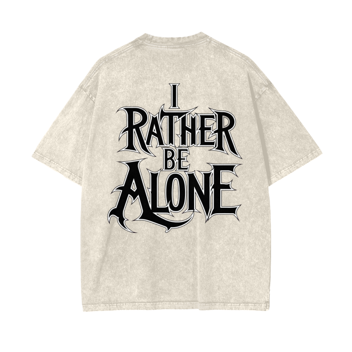 Aonaran Graphic Acid Wash Oversize T-Shirt