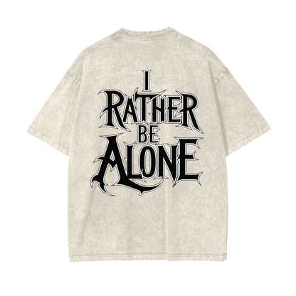 Aonaran Graphic Acid Wash Oversize T-Shirt