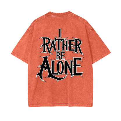 Aonaran Graphic Acid Wash Oversize T-Shirt