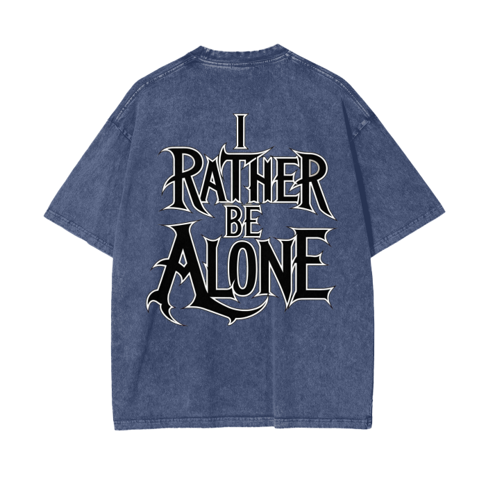 Aonaran Graphic Acid Wash Oversize T-Shirt