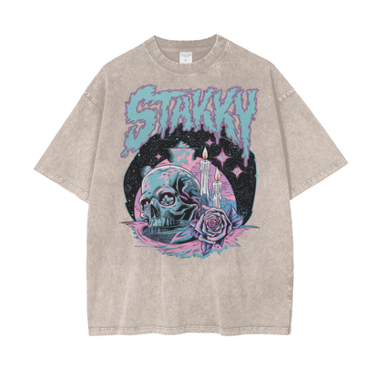 Stakky Oversize Snow Washed T-Shirt
