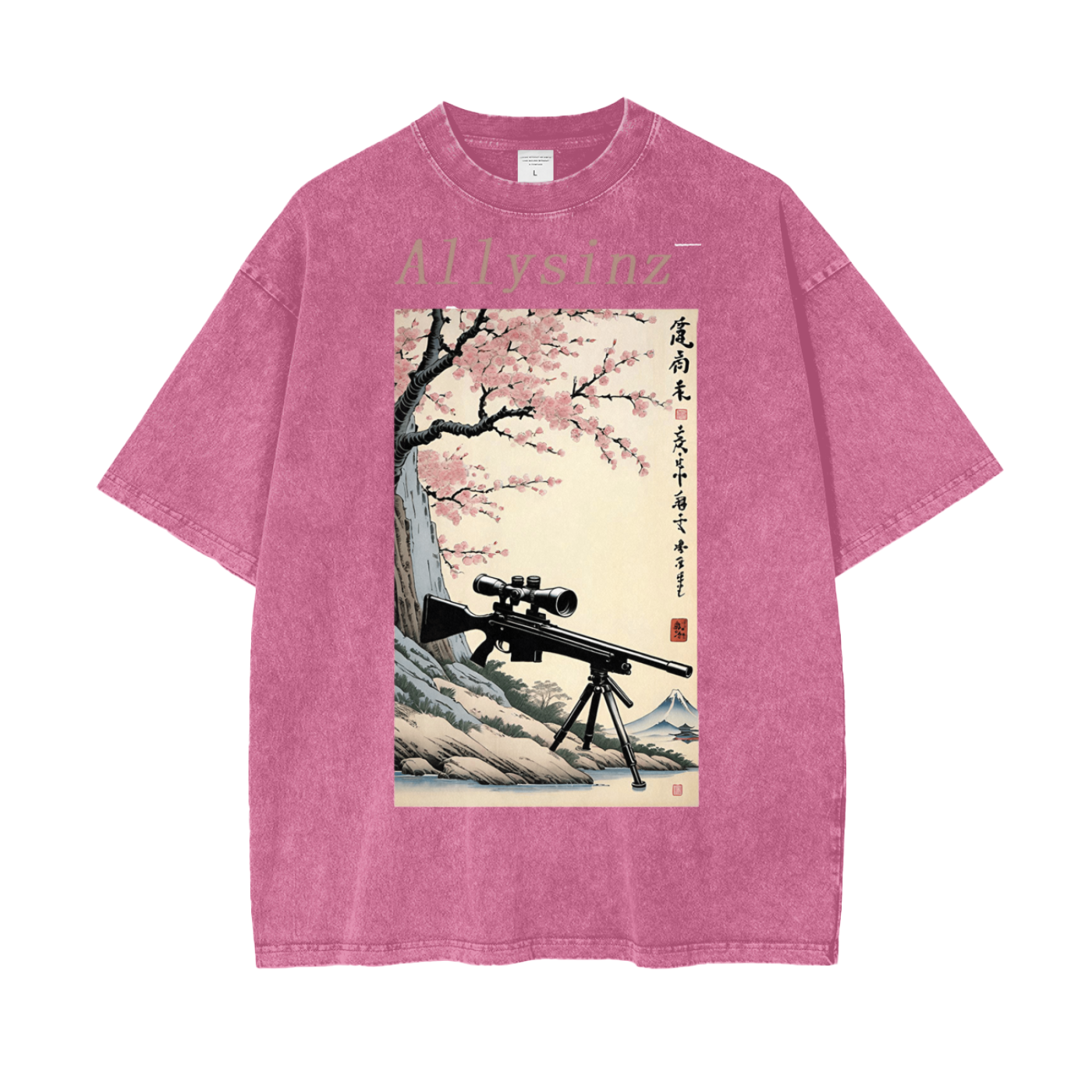 Allysinz Oversize Snow Washed T-Shirt