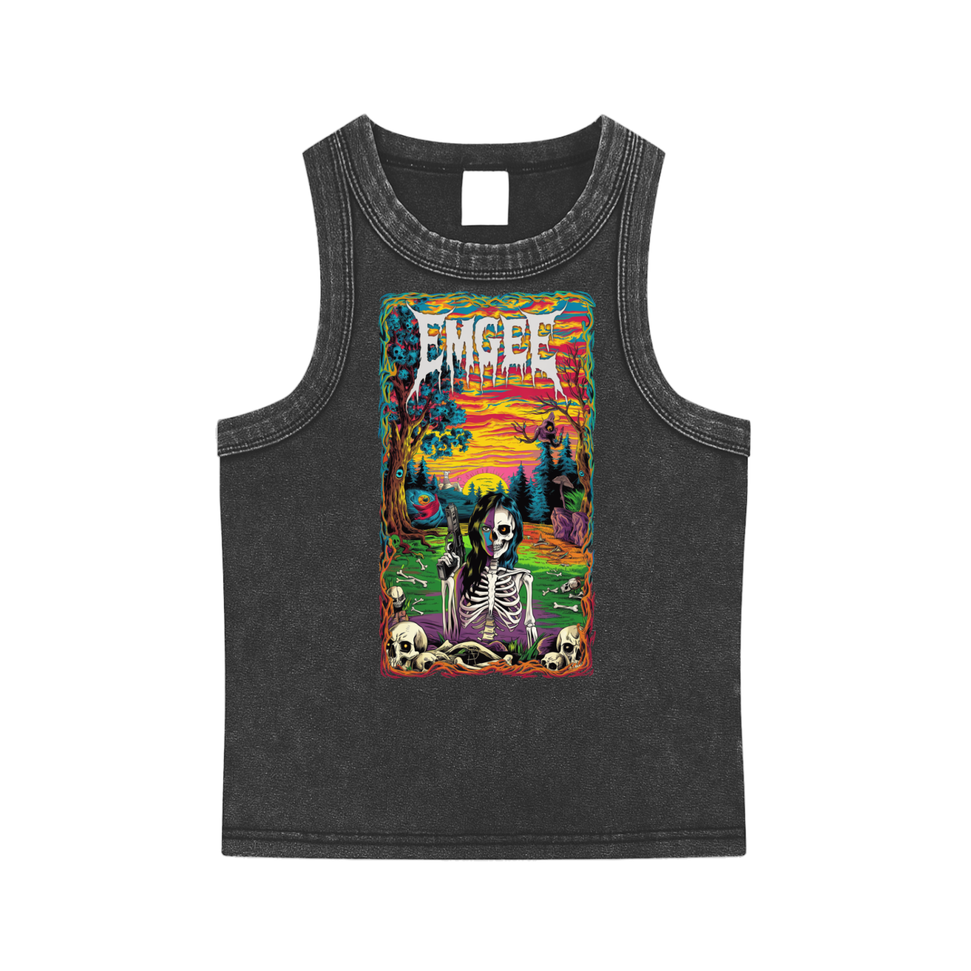 EMGEE Snow Washed Tank Top