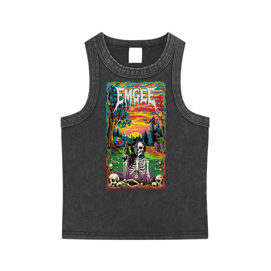 EMGEE Snow Washed Tank Top