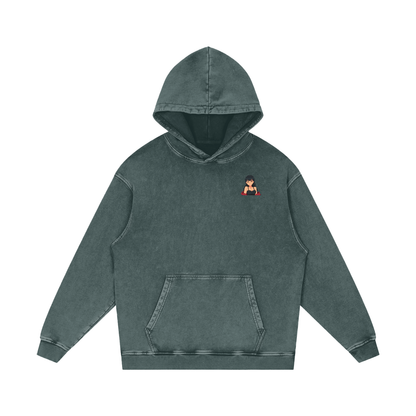 HeyItzMiks Acid Wash Oversize Hoodie