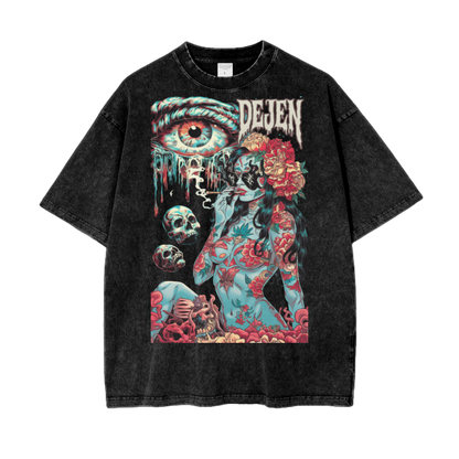 DeJen by DeJenQueen Oversize Snow Washed T-Shirt