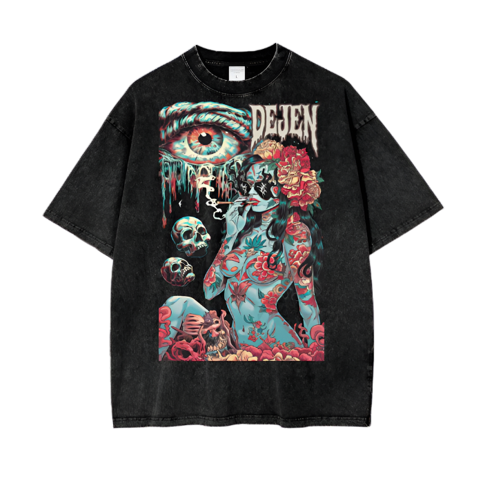 DeJen by DeJenQueen Oversize Snow Washed T-Shirt
