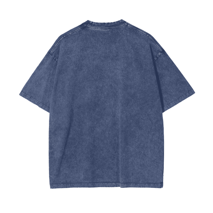 Aonaran Graphic Acid Wash Oversize T-Shirt