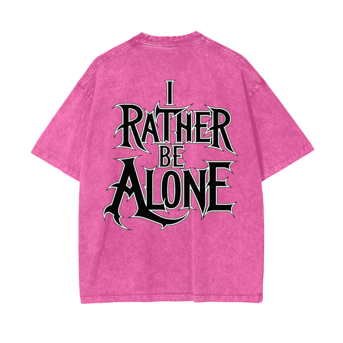 Aonaran Graphic Acid Wash Oversize T-Shirt