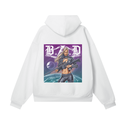 B.A.D. Oversize Heavyweight Hidden Pocket Fleece Hoodie