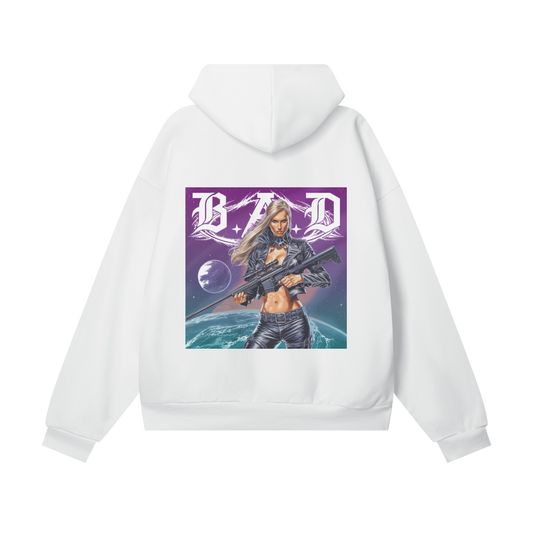 B.A.D. Oversize Heavyweight Hidden Pocket Fleece Hoodie