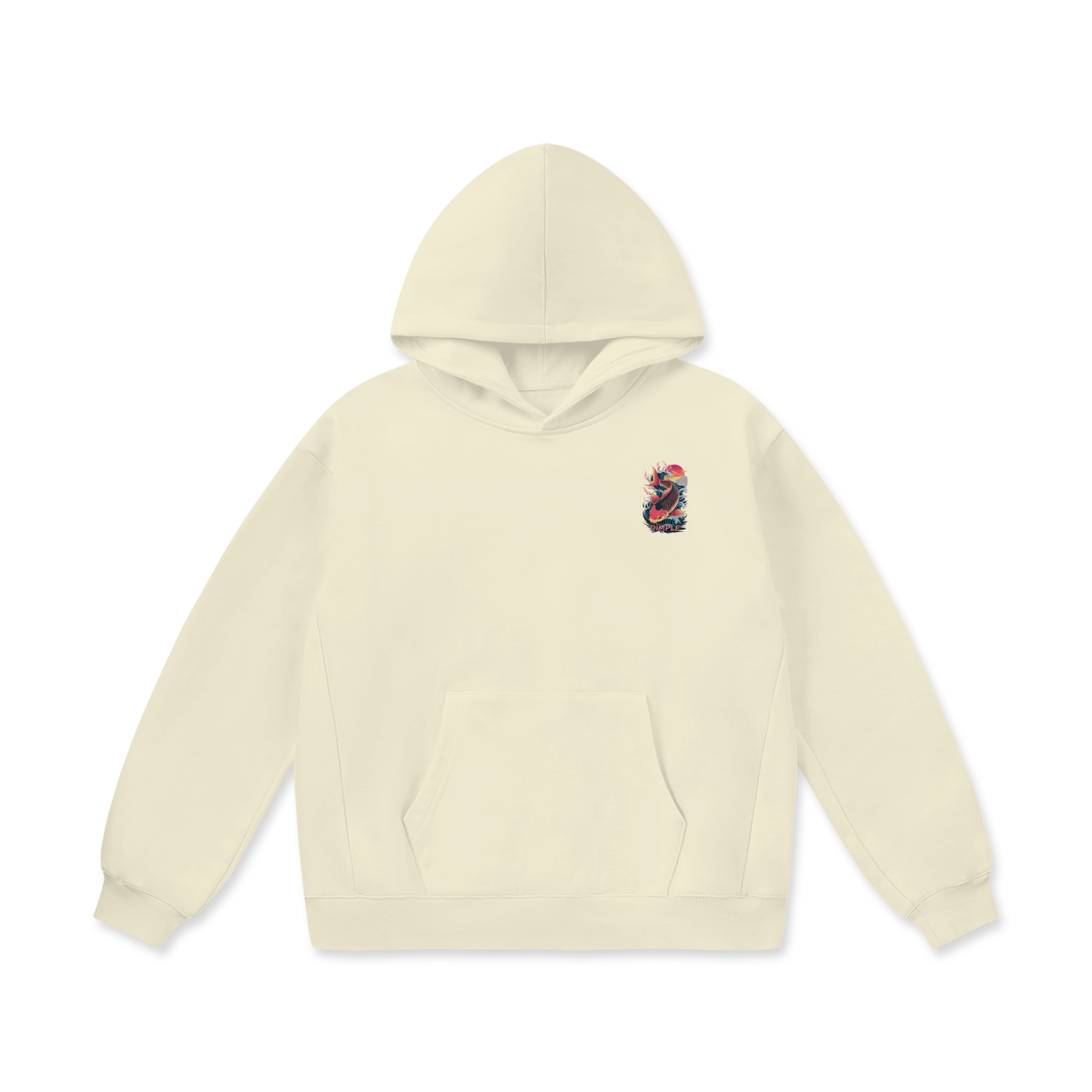 Dimple Oversize Heavyweight Fleece Hoodie
