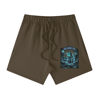 Disconnected Cotton Shorts