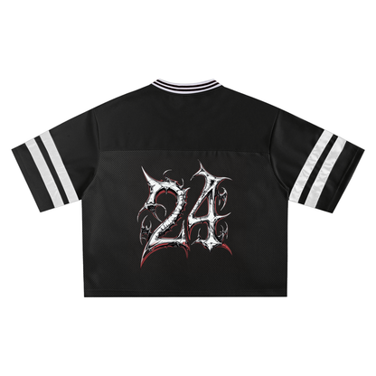 Aonaran 1 OFF Taped Mesh Boxy T-shirt