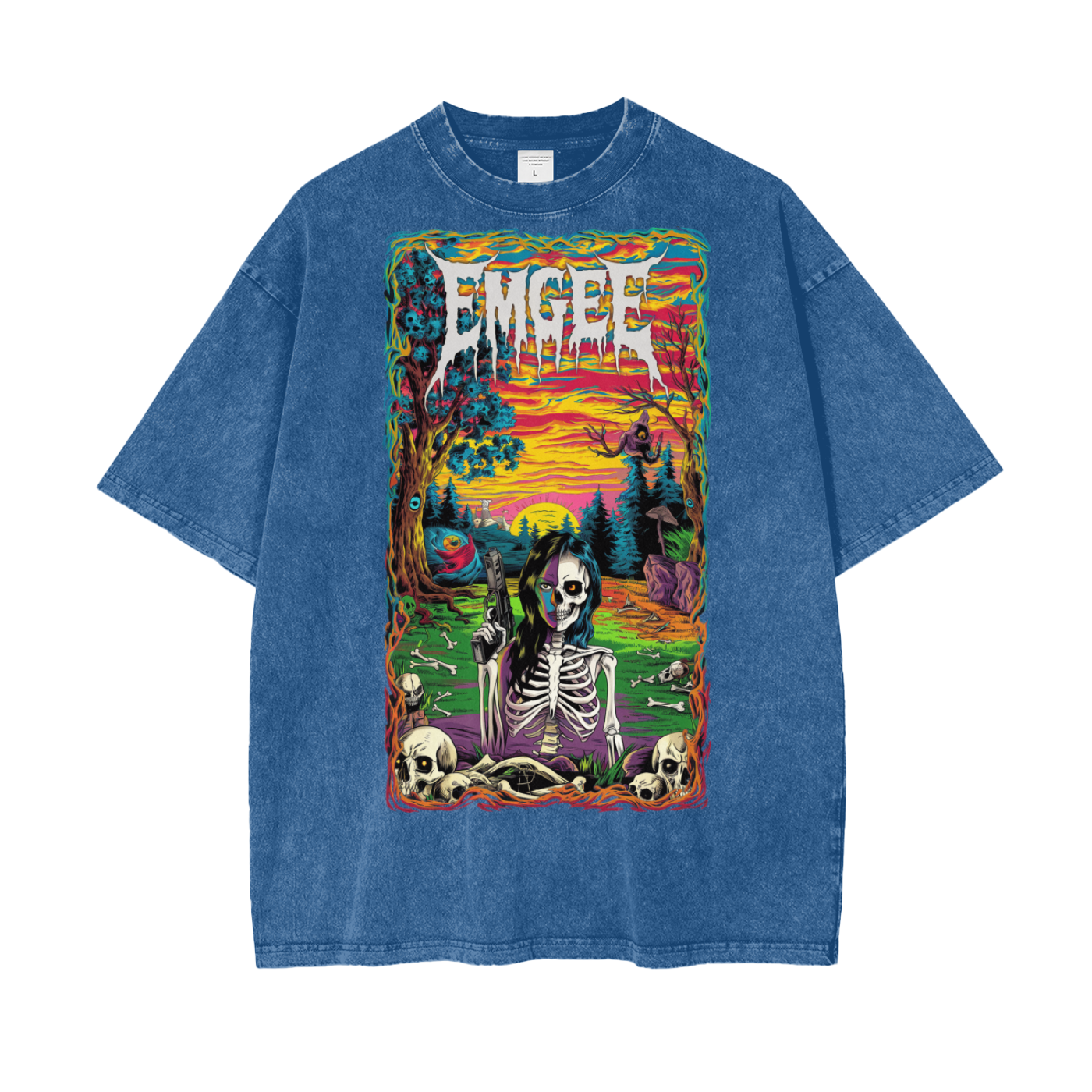 EMGEE Oversize Snow Washed T-Shirt