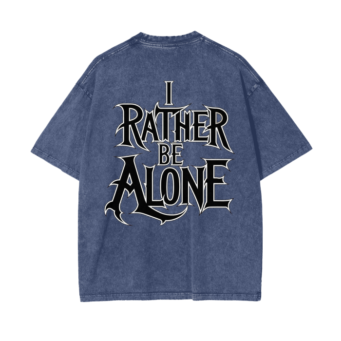 Aonaran Graphic Acid Wash Oversize T-Shirt