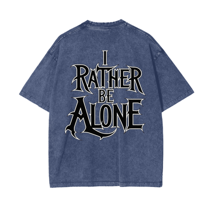 Aonaran Graphic Acid Wash Oversize T-Shirt