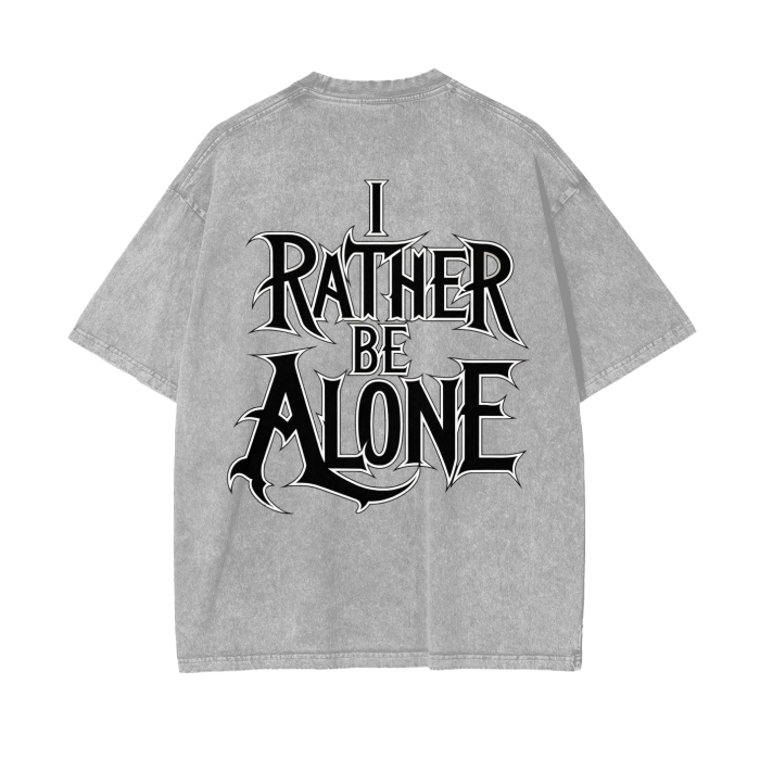 Aonaran Graphic Acid Wash Oversize T-Shirt