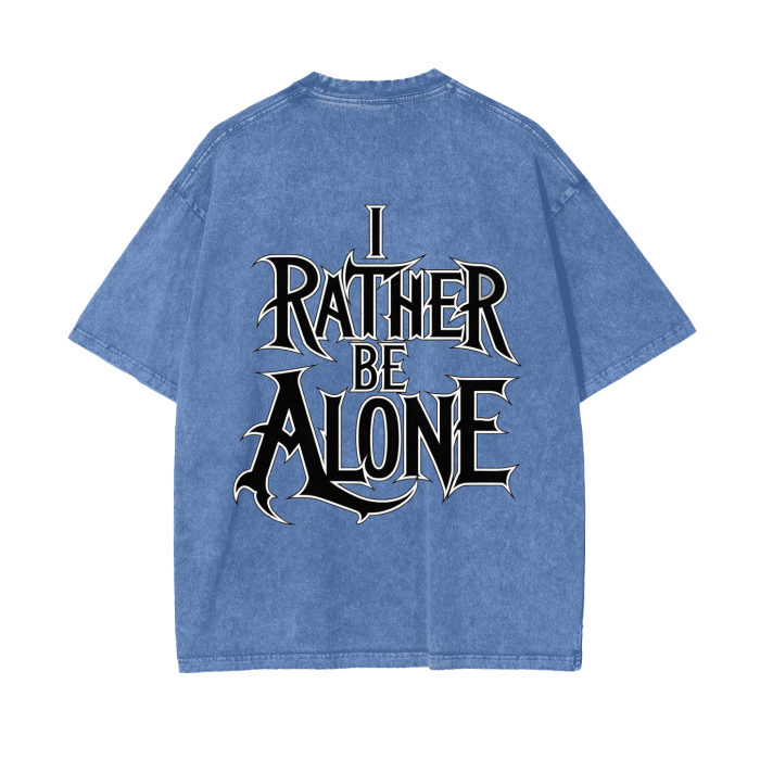 Aonaran Graphic Acid Wash Oversize T-Shirt