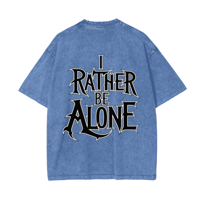 Aonaran Graphic Acid Wash Oversize T-Shirt