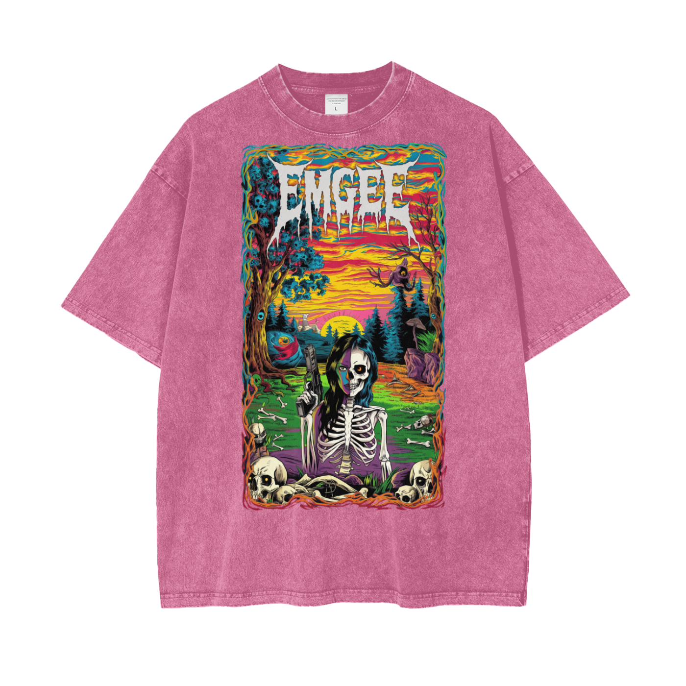 EMGEE Oversize Snow Washed T-Shirt