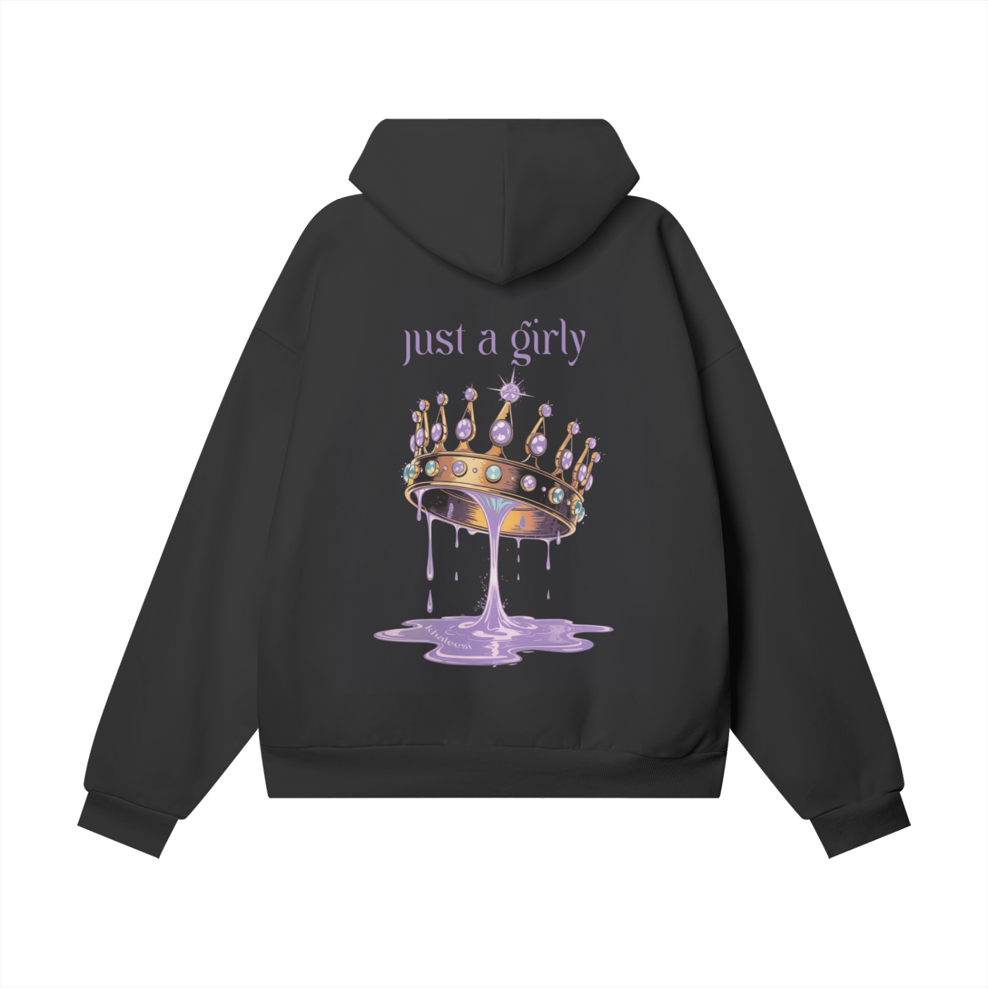 Khaleesi Oversize Heavyweight Hidden Pocket Fleece Hoodie