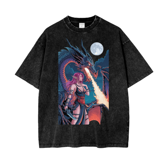 BillyGoat Oversize Snow Washed T-Shirt