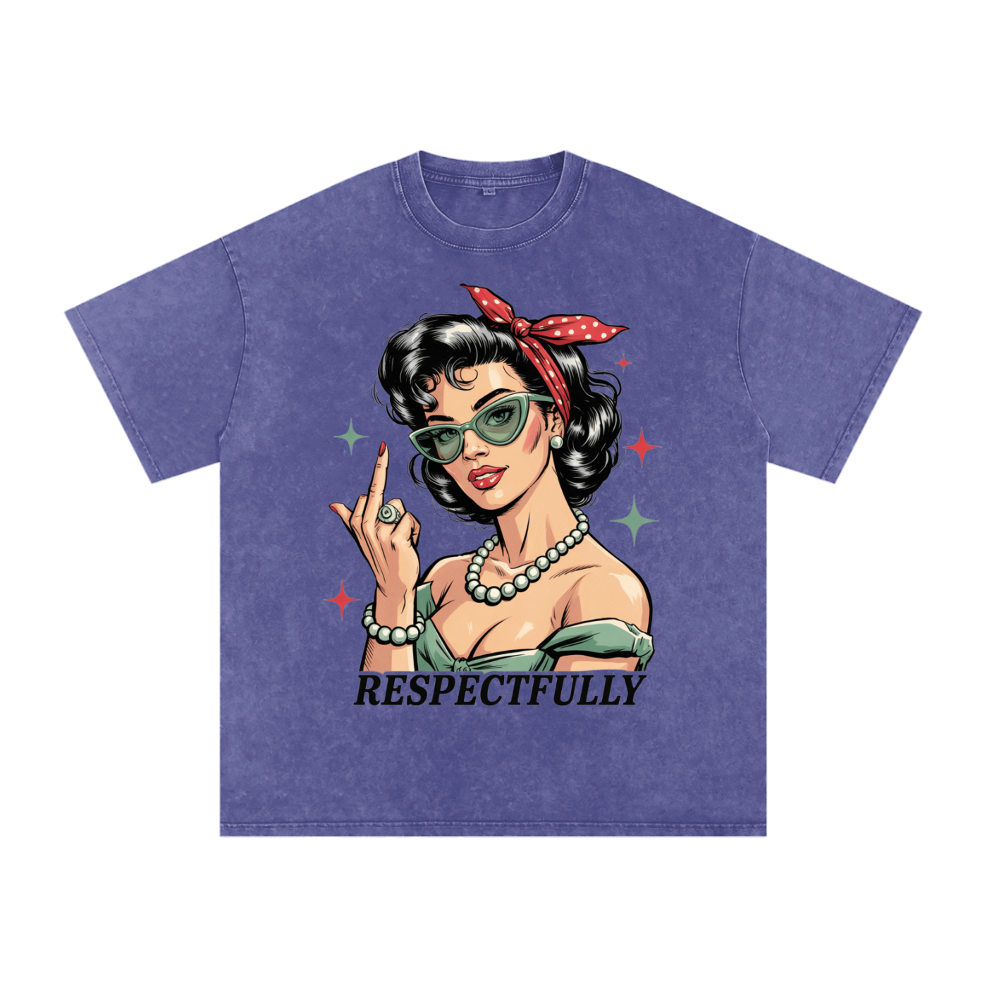 Aonaran 420 Acid Wash Oversize T-Shirt